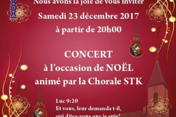 Noel Concert STK Filadelfia Meaux